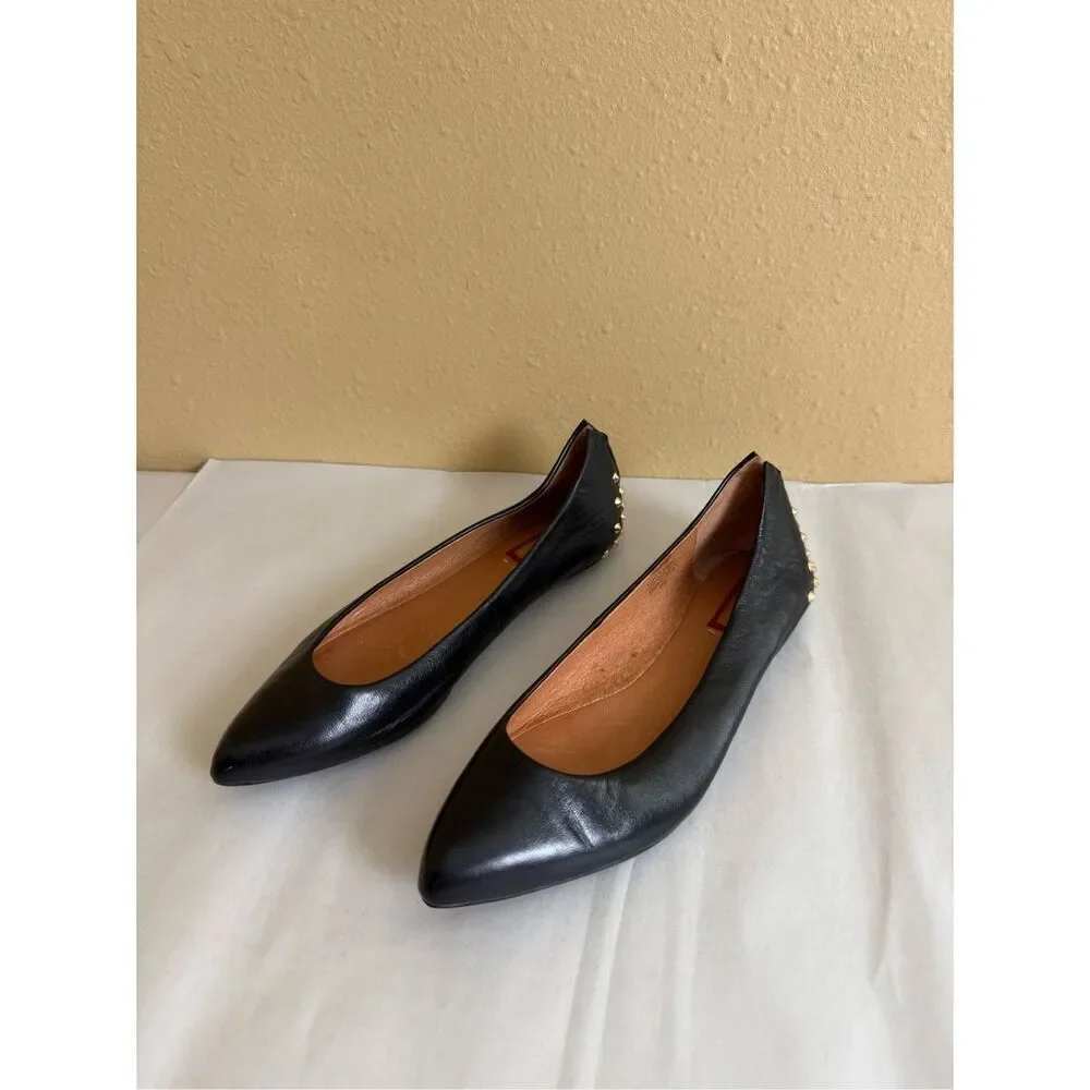 Halogen Black  Flats  Pointed Toe Style SZ 7.5 M